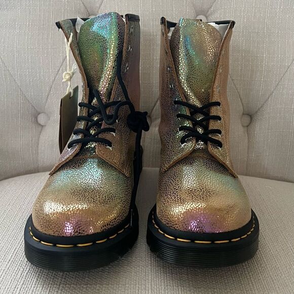 Dr Martens 1460 8 Eye Boot Sand Rainbow Ray EU 38 US 7 - Picture 3 of 7